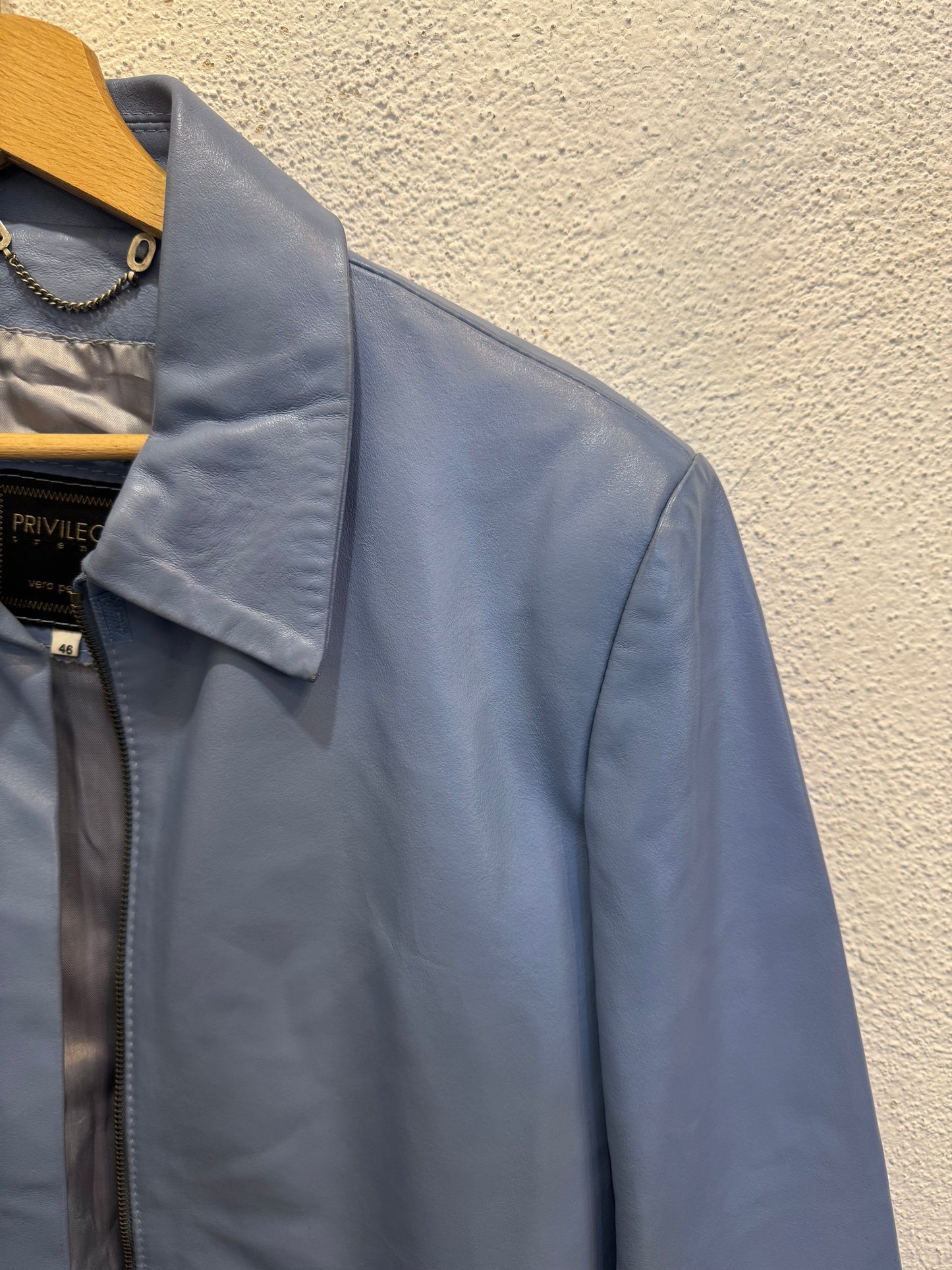 Giacca pelle polvere