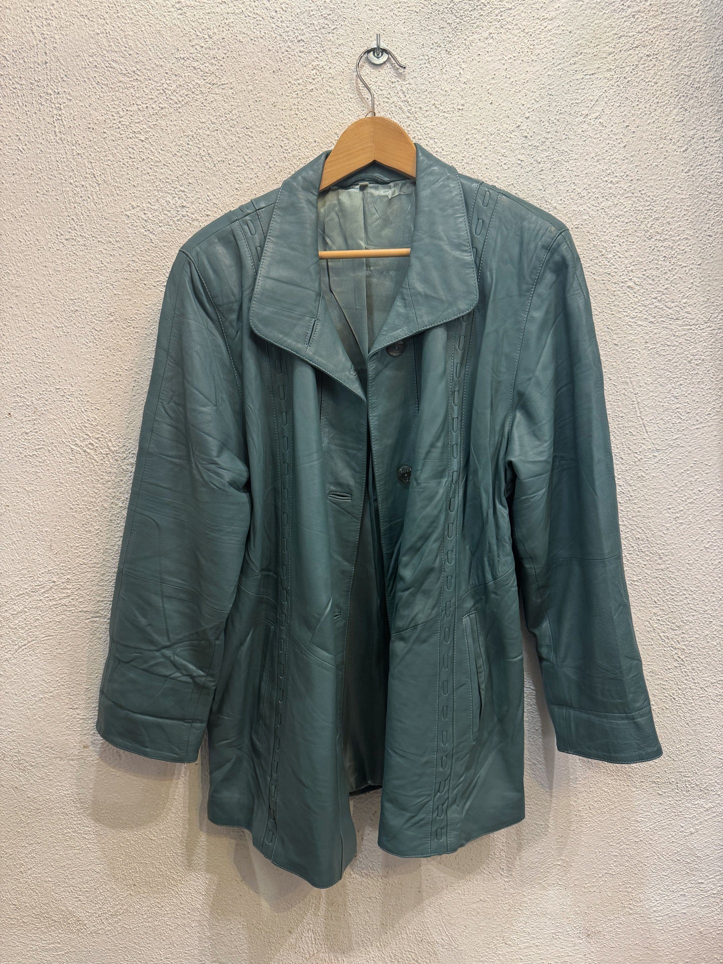 Giacca pelle carta da zucchero