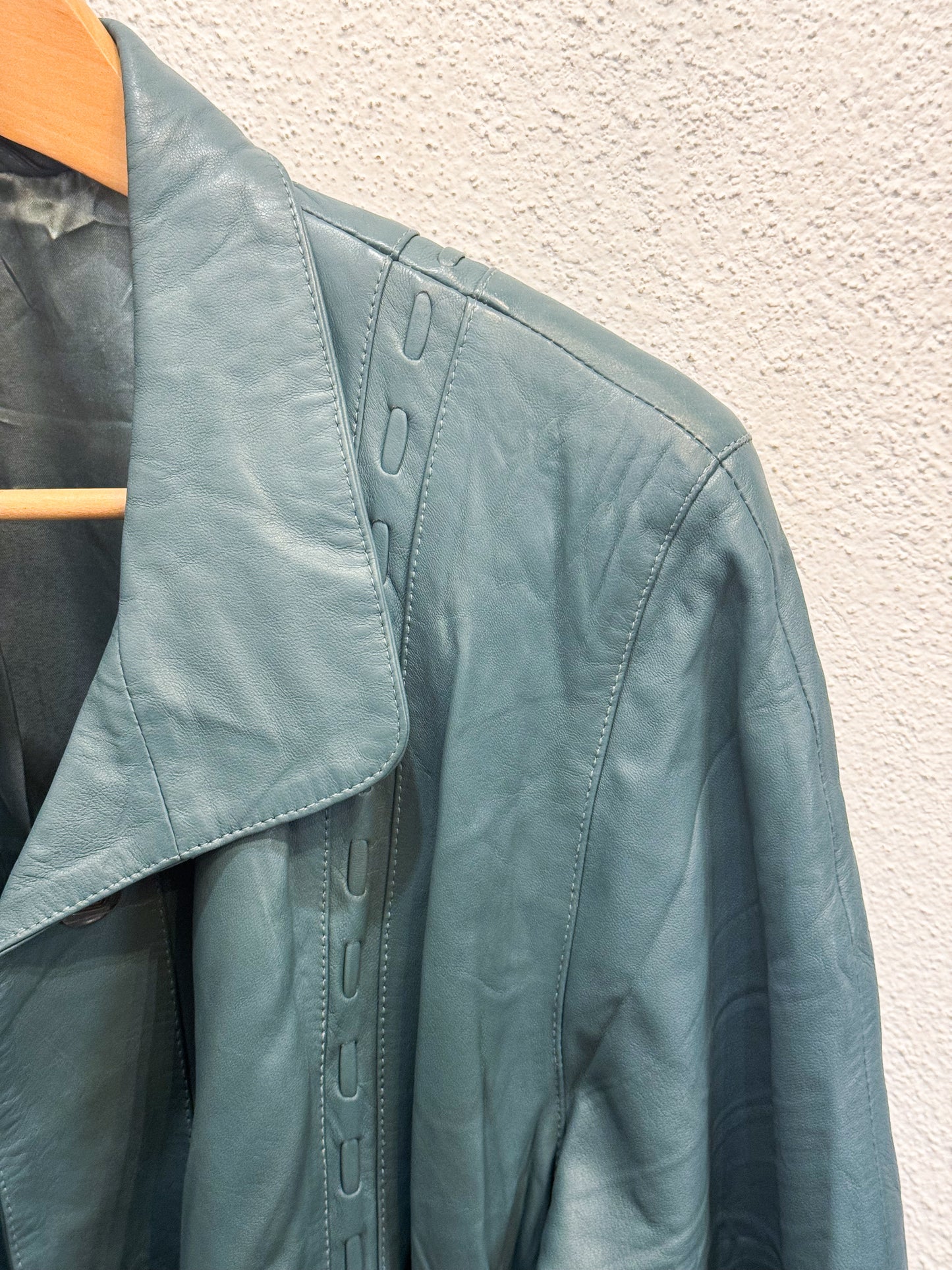 Giacca pelle carta da zucchero